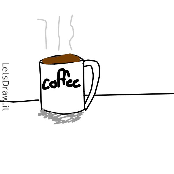coffee mug drawing tumblr