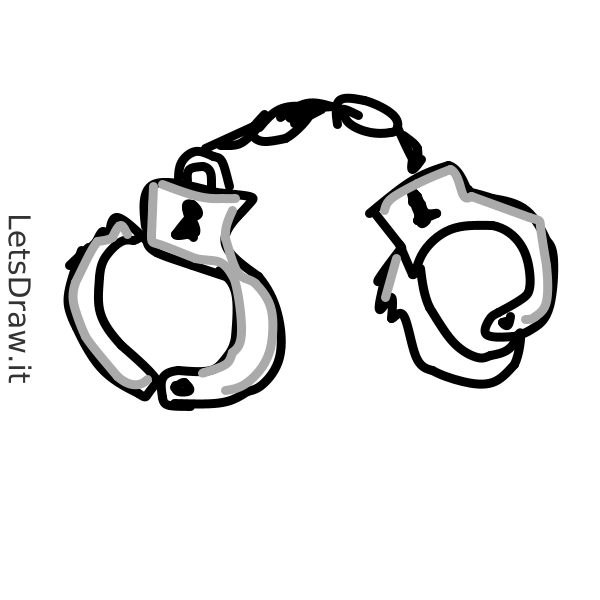 How To Draw Handcuffs 3j5aksmgspng Letsdrawit 4857