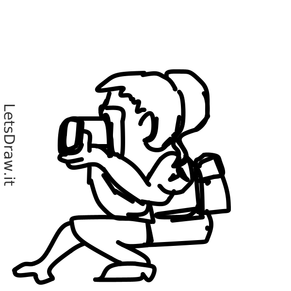 Photographer Basic Draw How to draw photographer / 3kiu8iyyf.png / LetsDrawIt
