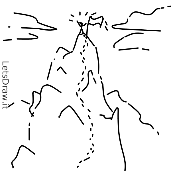 How to draw mountains / 3ma5bni4o.png / LetsDrawIt