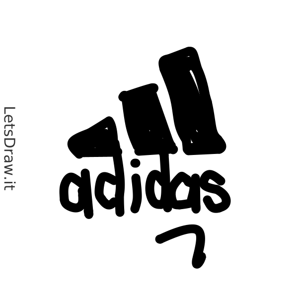 How to draw Adidas / 3mo6dg6p4.png / LetsDrawIt