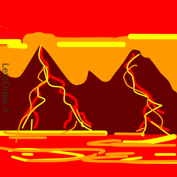 How to draw lava / 3nuintd8n.png / LetsDrawIt