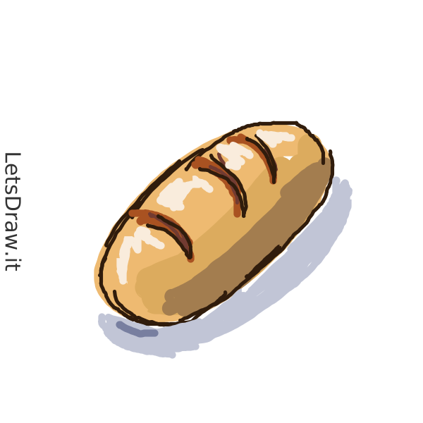 How to draw bread / 3qwseo3ia.png / LetsDrawIt