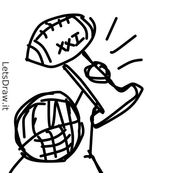 How to draw American football / 3tuwb3f6g.png / LetsDrawIt
