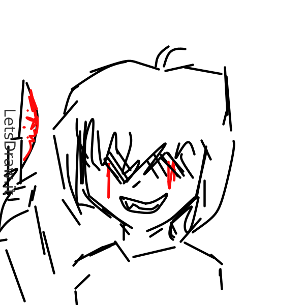 How to draw scary / 3whwknqug.png / LetsDrawIt