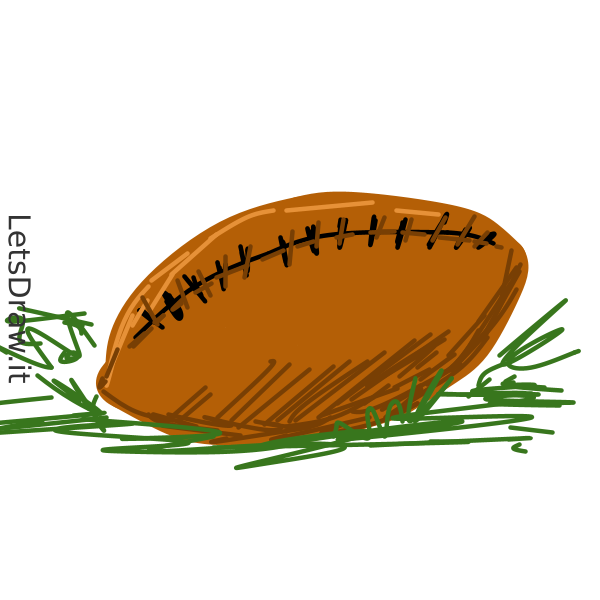 How to draw American football / 3wn5d4ti5.png / LetsDrawIt