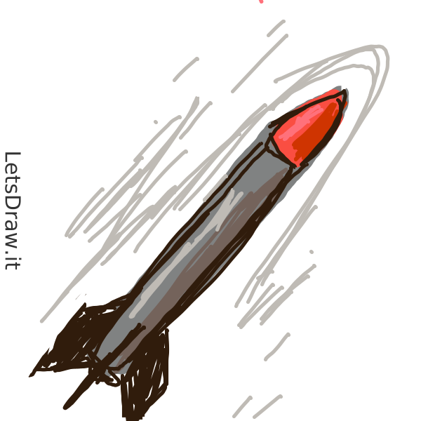 How to draw Missile / 3zfn8hnuq.png / LetsDrawIt