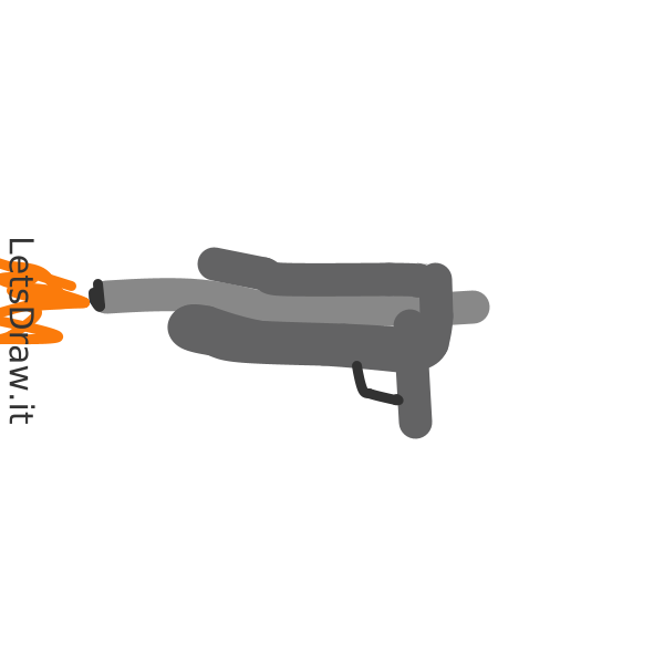 How to draw machine-gun / 41jicjfsy.png / LetsDrawIt