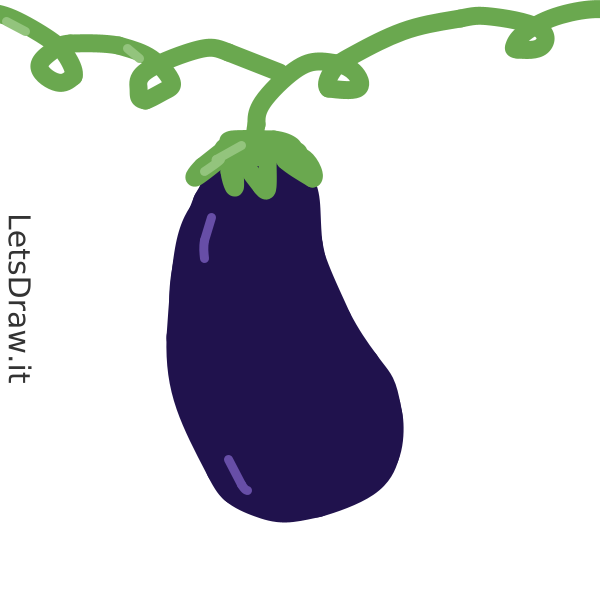 Coloring Pages | Brinjal Coloring Pages