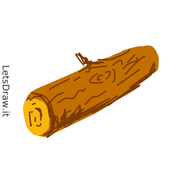 How To Draw Log   44rgkooz8.png   Letsdrawit