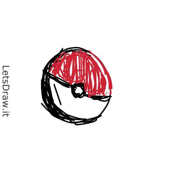 How To Draw Pokeball H B Rc Png Letsdrawit