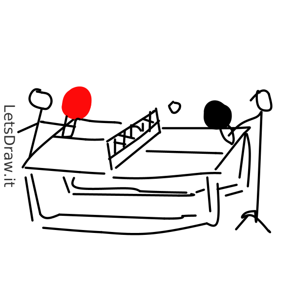 How to draw Ping Pong / 49oekjtfw.png / LetsDrawIt