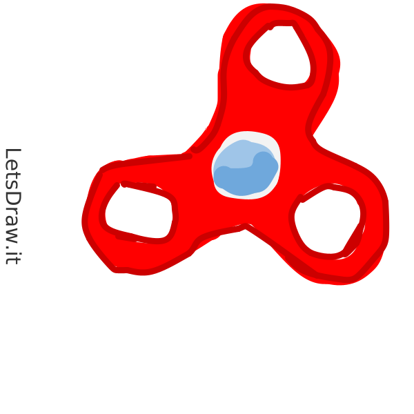 How to draw fidget spinner / 4e3rre8js.png / LetsDrawIt