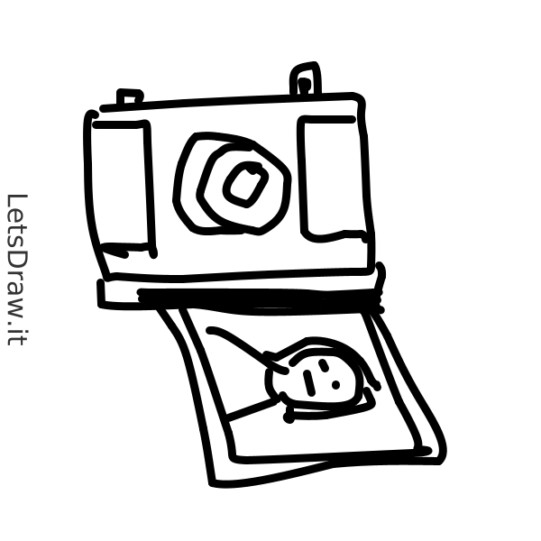 Photo Camera Draw How to draw Photo cameras / 4qeenr5nr.png / LetsDrawIt