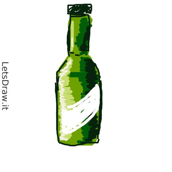 How to draw alcohol / Learn to draw from other LetsdrawIt players