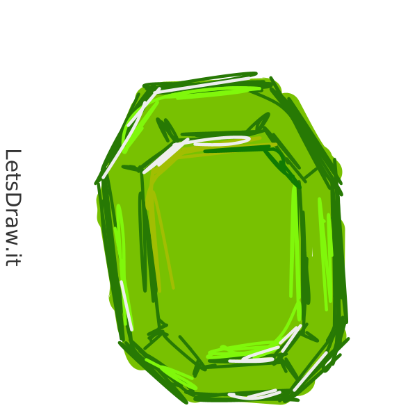 How to draw Emerald / 4xtgk5wqx.png / LetsDrawIt