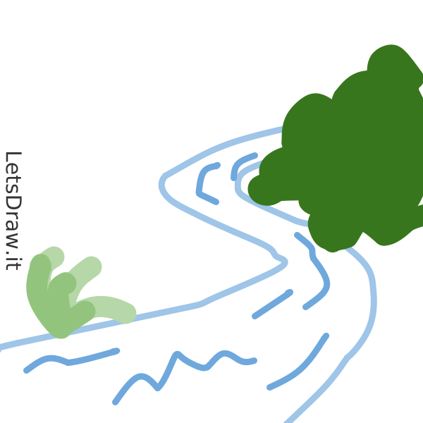 How to draw river / 4z5yfwsop.png / LetsDrawIt