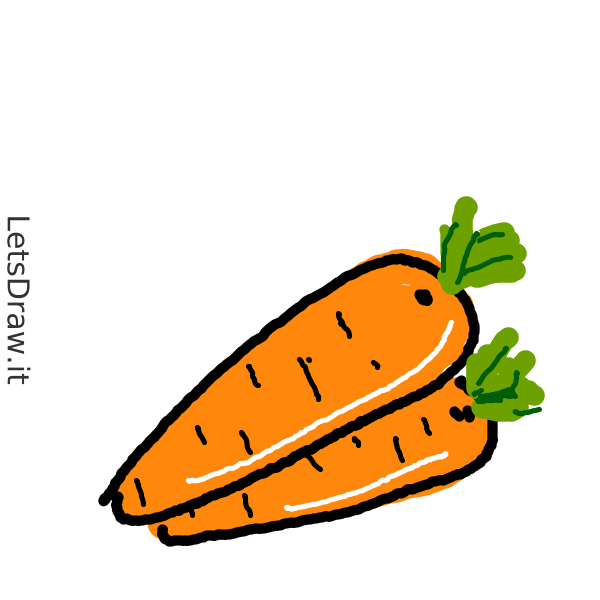 How to draw carrot / 55umgwyq9.png / LetsDrawIt