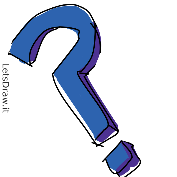 How to draw question mark / 5dgdcr3t.png / LetsDrawIt