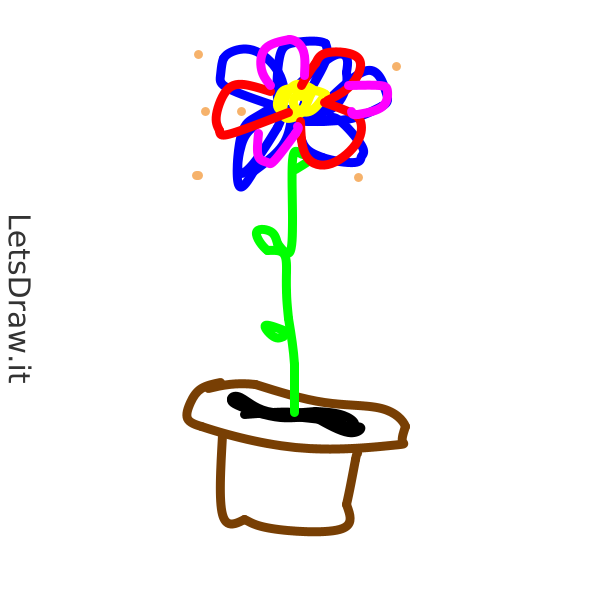 How To Draw Flowerpot 5j8meepto Png Letsdrawit