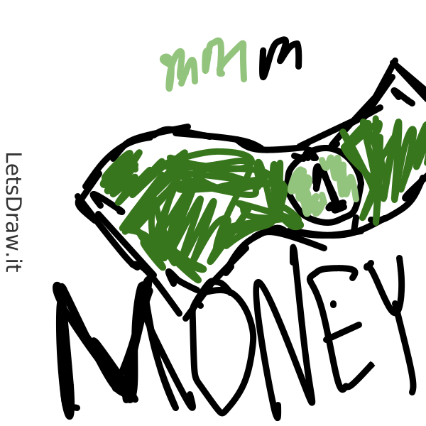 Doller Draw How to draw dollar / 5oipfa6sw.png / LetsDrawIt