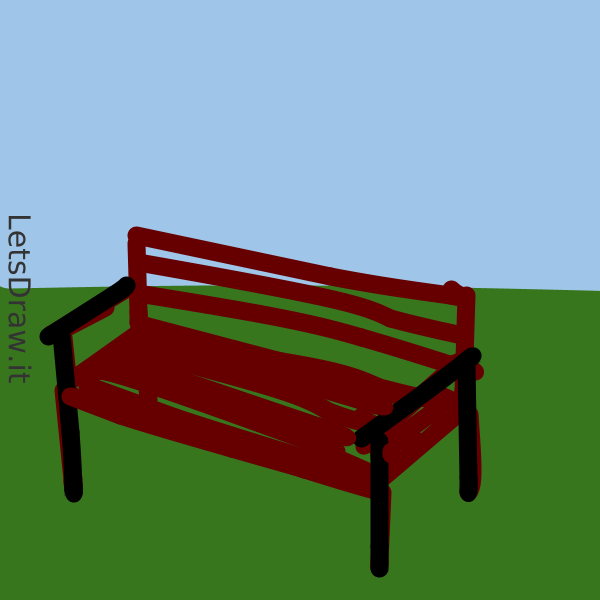 How to draw bench / 5qcye1yw.png / LetsDrawIt