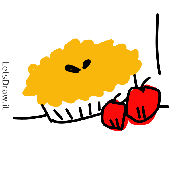 How to draw apple pie / 5szqksjwk.png / LetsDrawIt