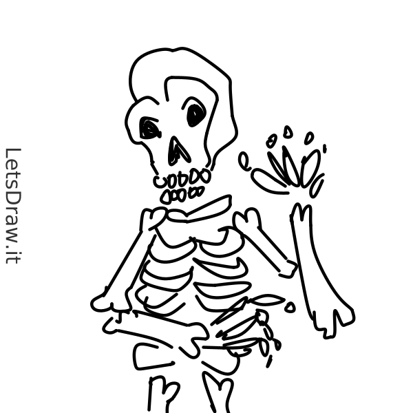 How to draw skeleton / 5x47rzt7.png / LetsDrawIt