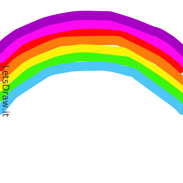 How to draw rainbow / 5xpxmcni1.png / LetsDrawIt