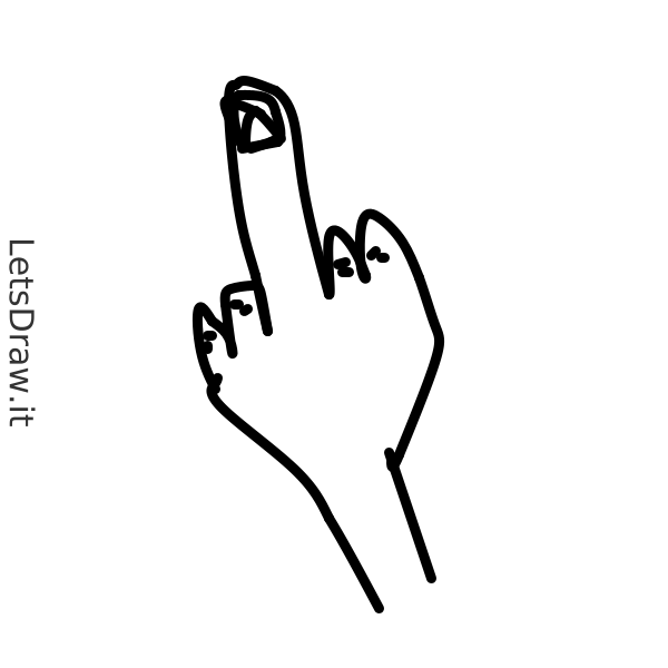 How to draw index finger / 5zgrk8iu5.png / LetsDrawIt