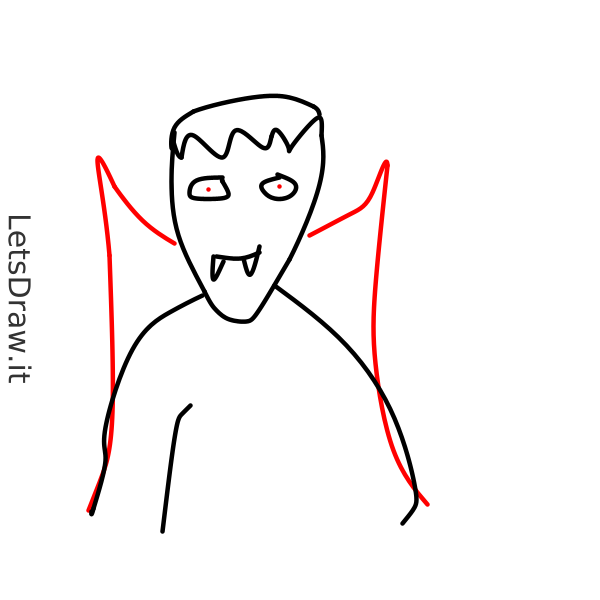 How to draw Vampires / 63778eocm png / LetsDrawIt