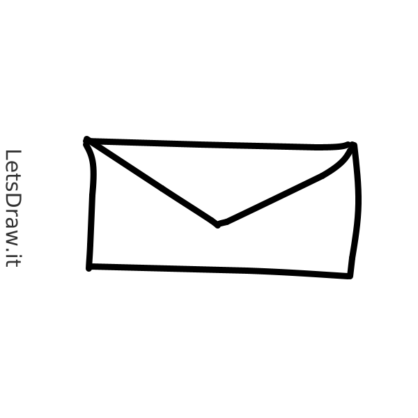 How to draw Envelope mail / 65k8e79mw.png / LetsDrawIt