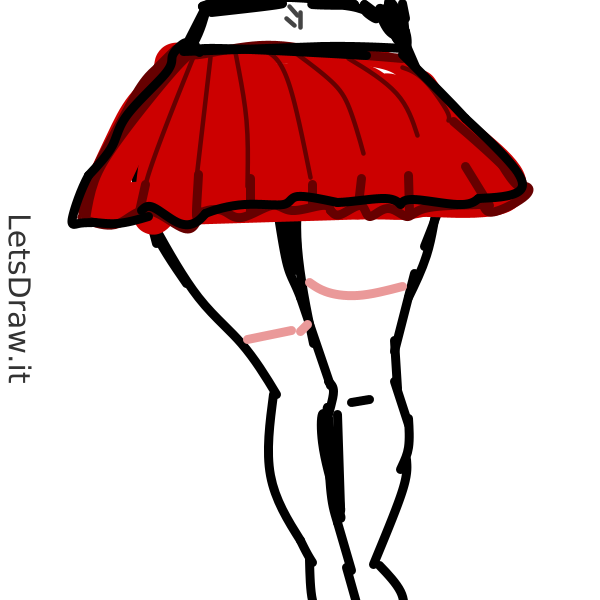 How to draw knee socks / 66xwfp1wd.png / LetsDrawIt