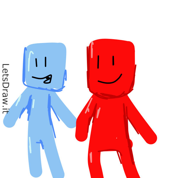 Frien Draw How to draw friend / 68tdk8w3u.png / LetsDrawIt