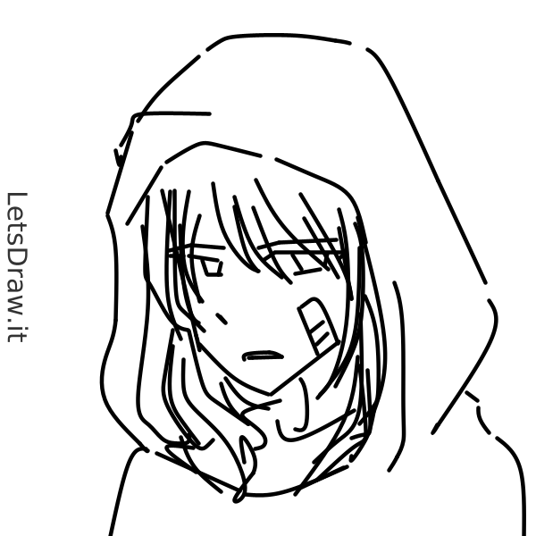 Hooded anime girl :3 by BakaHaruka on DeviantArt