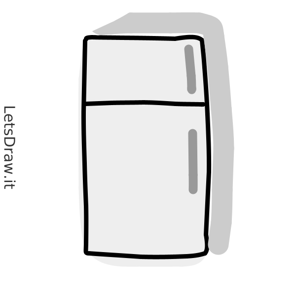 How to draw Refrigerator / 6gms8mo6j.png / LetsDrawIt