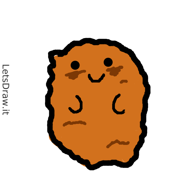 How To Draw Chicken Nuggets 6m1htdkgjpng Letsdrawit 5807