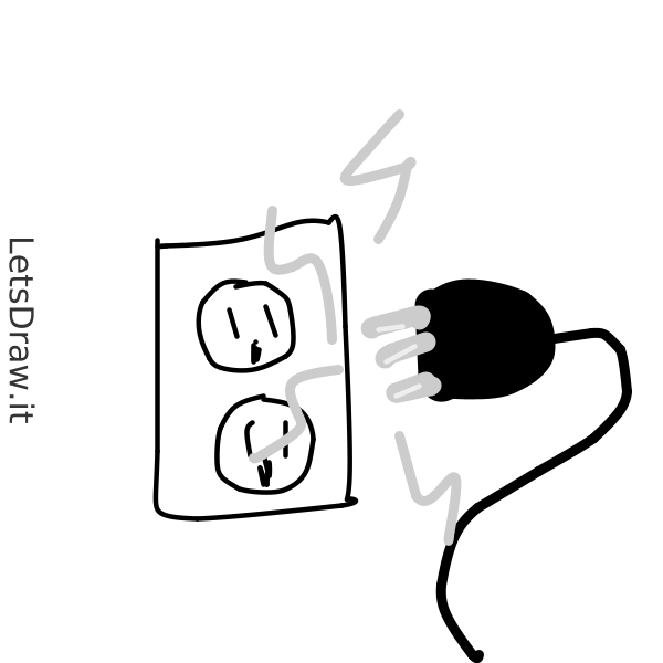 How to draw electricity / LetsDrawIt