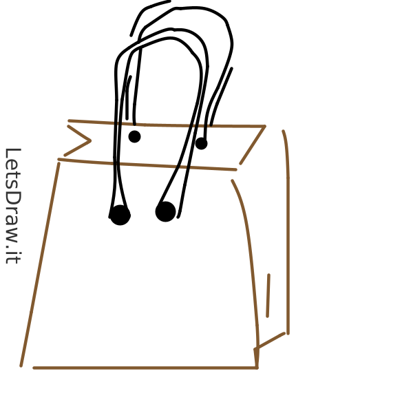 How to draw bag / LetsDrawIt