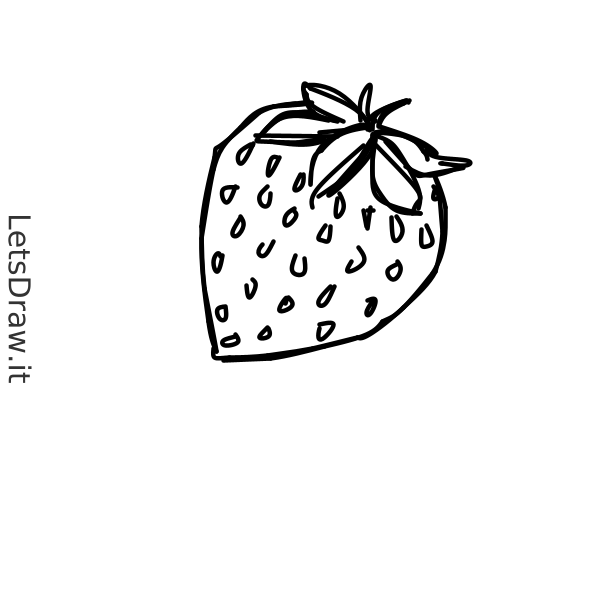 How to draw strawberry / 6pdnbdjo6.png / LetsDrawIt
