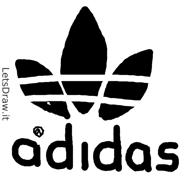 How to draw Adidas / 6psgpmhci.png / LetsDrawIt