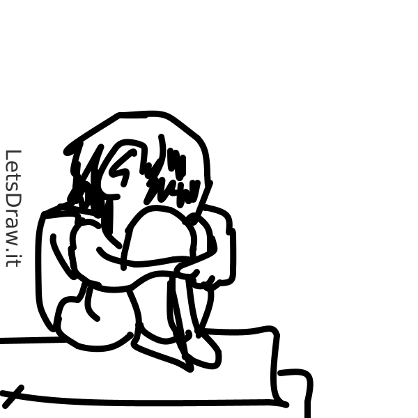 Listlessly Draw How to draw lonely / 6rgwgtem9.png / LetsDrawIt