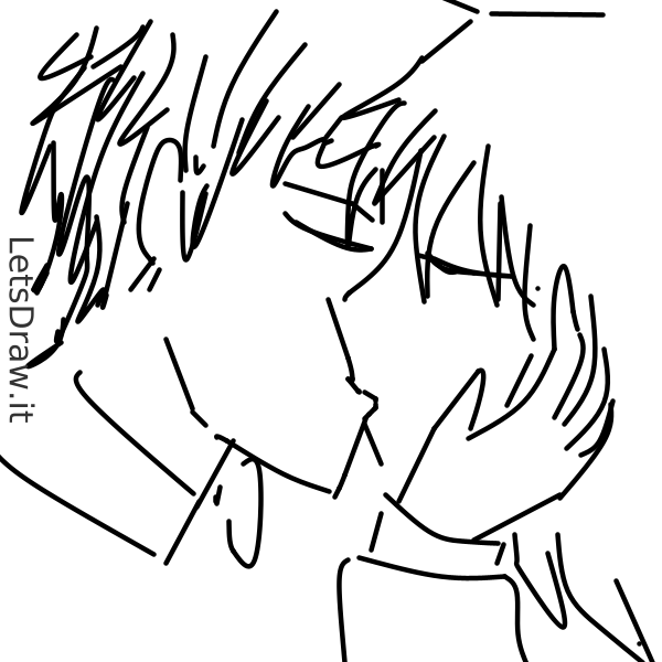 How to draw kiss / 6rkgm1sub.png / LetsDrawIt