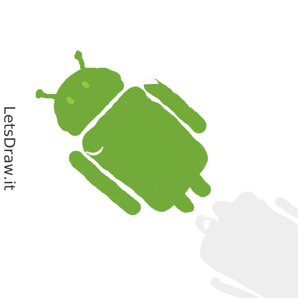 How to draw Android / 6y8i154hp.png / LetsDrawIt