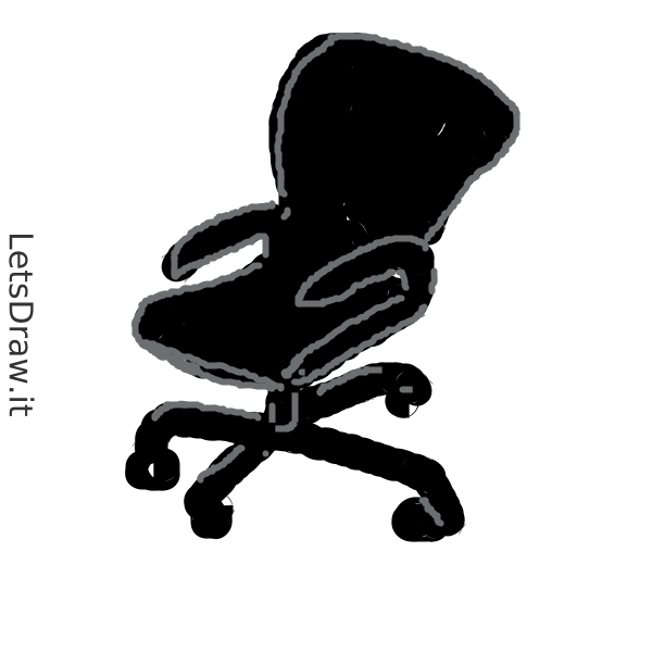 How to draw desk chair / 78q5oawx8.png / LetsDrawIt