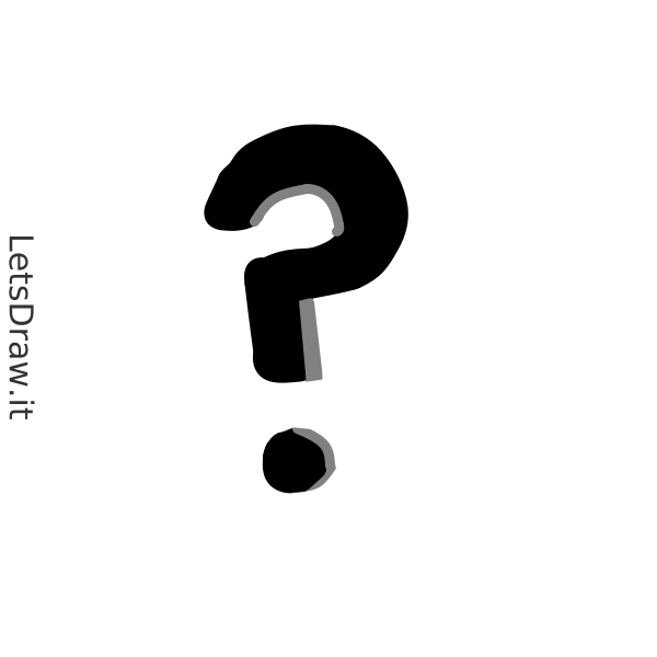 How to draw question mark / 7ft3d7ys7.png / LetsDrawIt