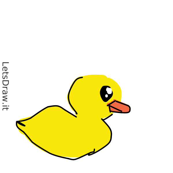 How to draw rubber duck / 7gn8brxdd.png / LetsDrawIt