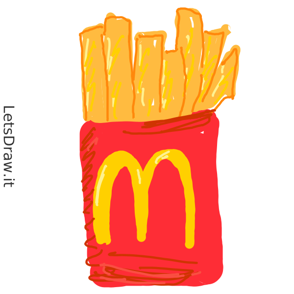 How to draw french fries / 7msaf113h.png / LetsDrawIt