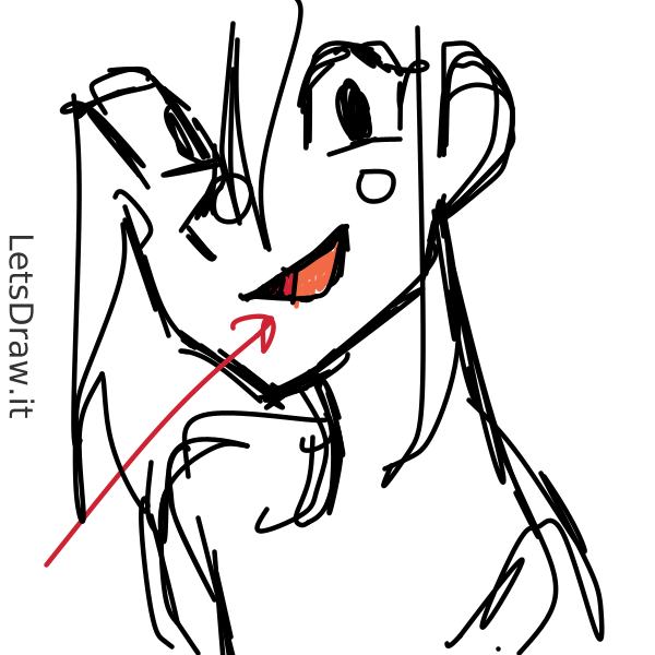 How to draw mouth / LetsDrawIt