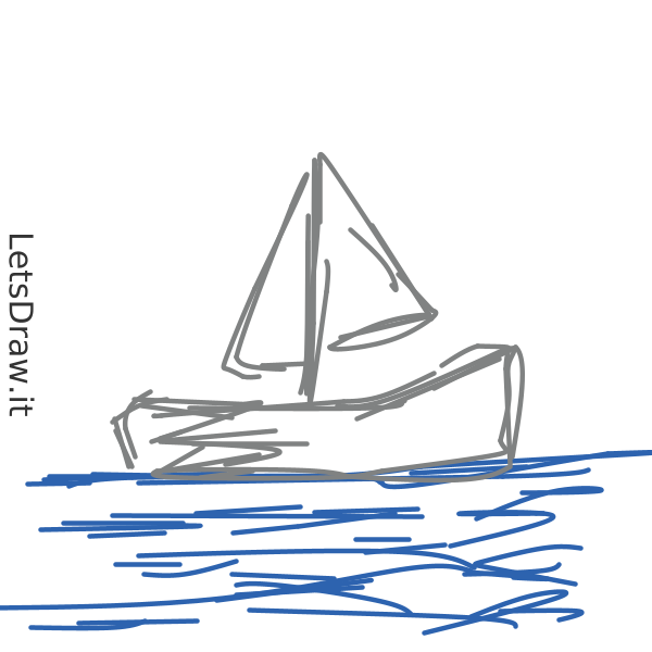 How to draw Boat / hzqwdz1h7.png / LetsDrawIt